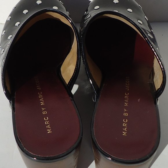SIZE 36.5. MARC by MARC JACOBS “Dylan” wooden clogs. - Picture 10 of 16